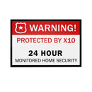 X10 Security Sticker