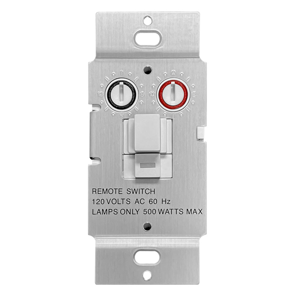 WS18A X10 Push Button Dimmable Wall Switch - Works with LED bulbs