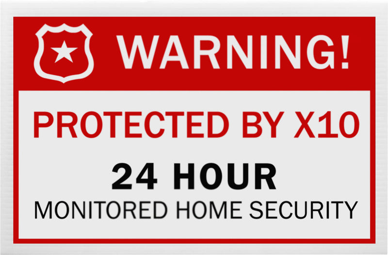 X10 Yard Sign - Security