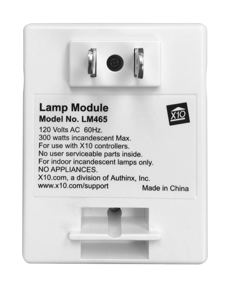 LM465 Plug-in Lamp Module – X10.COM