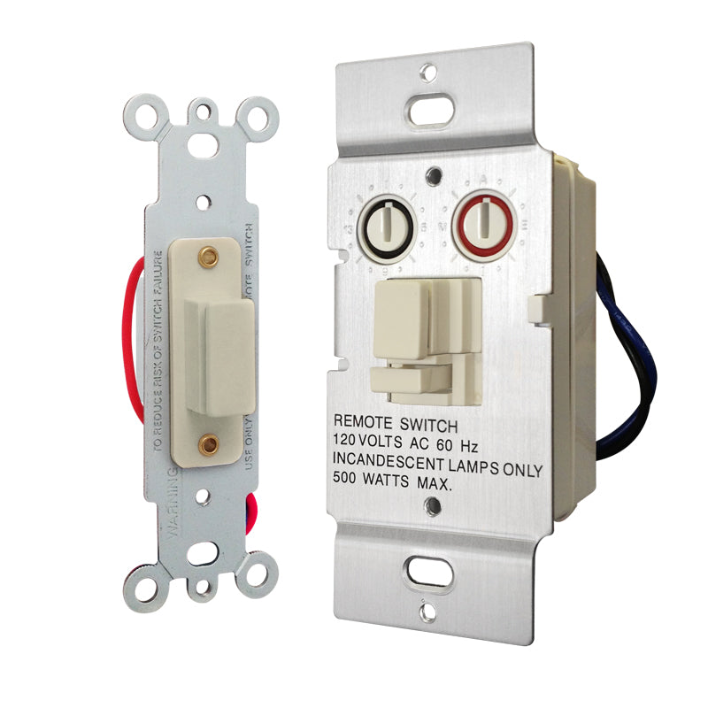 X10 PRO XP4D-I Ivory In-Wall Keypad - 4 Button, 3-Unit On/Off + Dim Control, Version A, Wired, X10/Domia Compatible