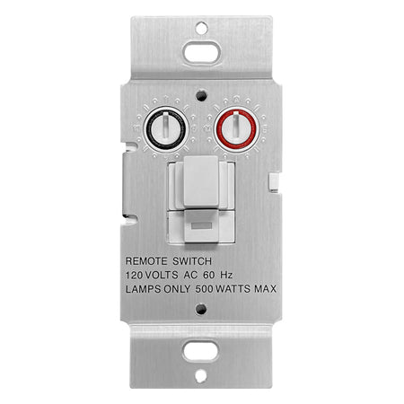 WS18A NEW Push Button Dimmable Wall Switch - Works with LED bulbs