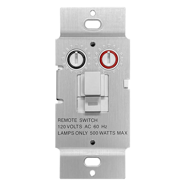 WS18A X10 Push Button Dimmable Wall Switch - Works with LED bulbs