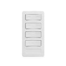 XP4A-W-NS NEW STYLE 4 BUTTON KEYPAD, 3 ON/OFF, 3 SEQUENCED CODES, 1 ALL ON/ALL OFF, WHITE XP4A Version A
